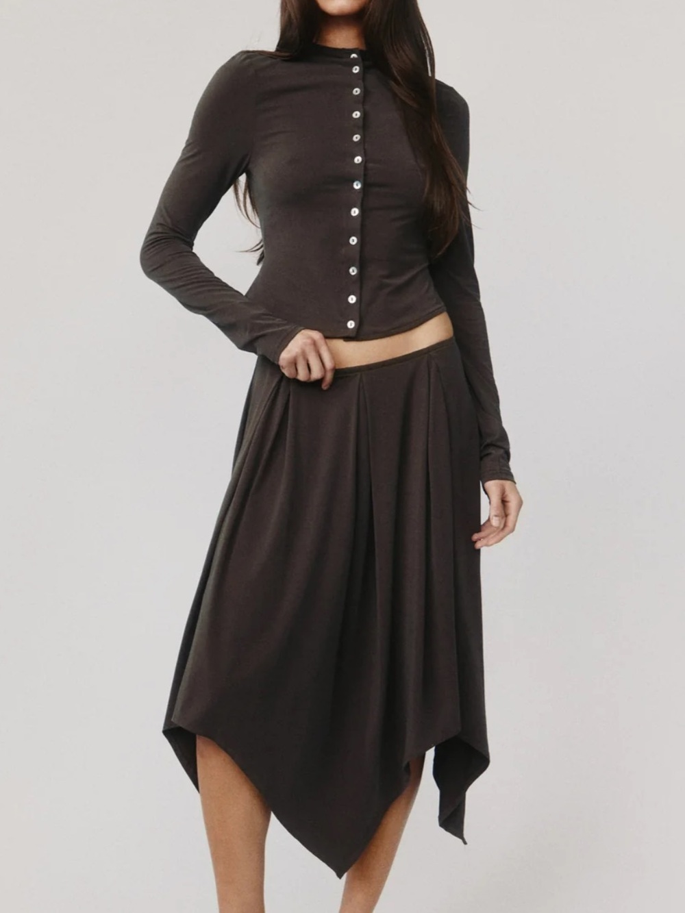 With Jean Jolie Skirt Set